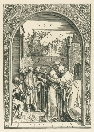Joachim és Anna találkozása az Aranykapunál alkotó: Albrecht Dürer or Duerer