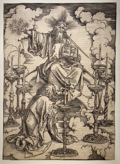 A 7 gyertyatartó víziója alkotó: Albrecht Dürer or Duerer