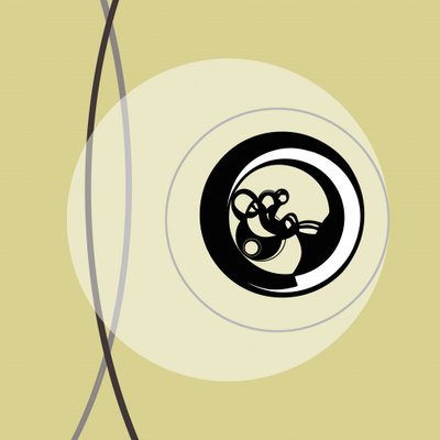 Absztrakt örvénykörök alkotó: Alejandra Winkhaus