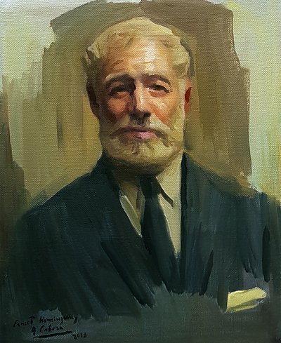 Ernest Hemingway alkotó: Alejandro Cabeza