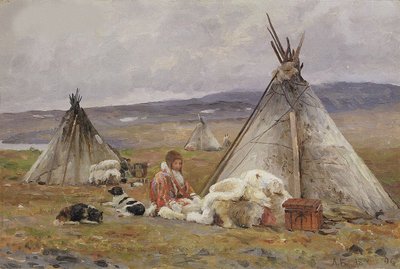 A nyenyec pedig egy kicsit (de nomádisátor). Új Föld Izland alkotó: Aleksandr Alekseevich Borisov