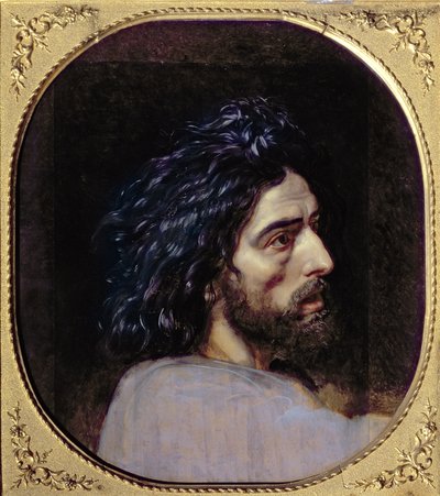 Keresztelő János feje, „Krisztus megjelenése a nép előtt” tanulmány (olaj, papír) alkotó: Aleksandr Andreevich Ivanov