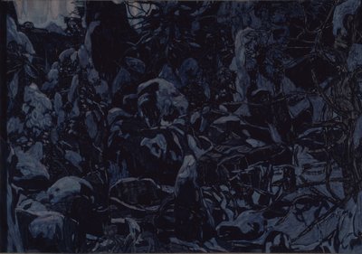 Színpadterve a Solveig baletthez E. Griegs zenéjére, 1922 alkotó: Aleksandr Jakovlevic Golovin
