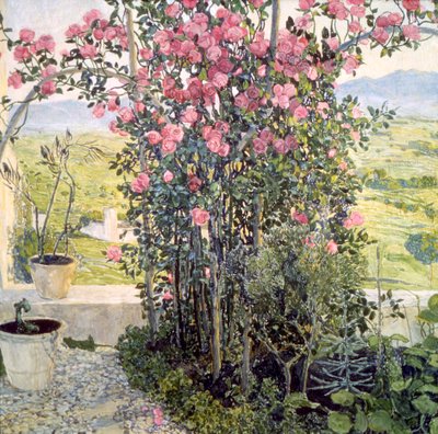 Völgy Umbriában, 1910-es évek. alkotó: Aleksandr Jakovlevic Golovin