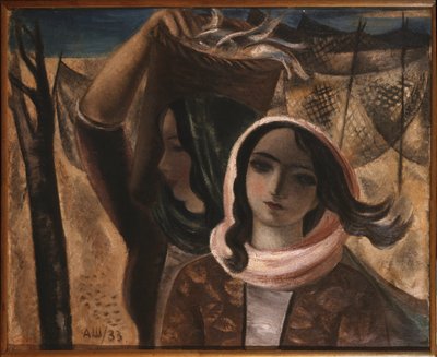 A halászok. Alekszandr Vasziljevics Sevcsenko (1883-1948) festménye, olaj, vászon alkotó: Aleksandr Vasilievich Shevchenko