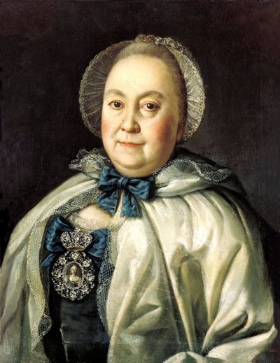 „Maria A. Rumyanceva várakozó grófnő portréja”, 1698-1788, 1764. alkotó: Aleksei Petrovich Antropov