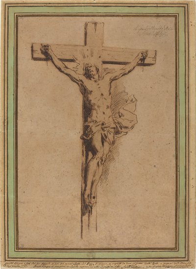 Krisztus a kereszten alkotó: Alessandro Algardi