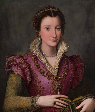Egy hölgy portréja, feltehetően Camilla Martelli de’Medici alkotó: Alessandro Allori