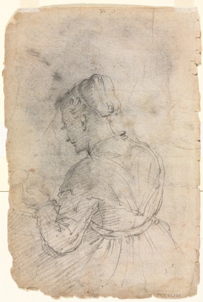 Konyhaslány, 1500-as évek második fele. alkotó: Alessandro Casolani