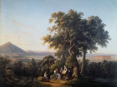 The Caserta plain alkotó: Alessandro Fergola