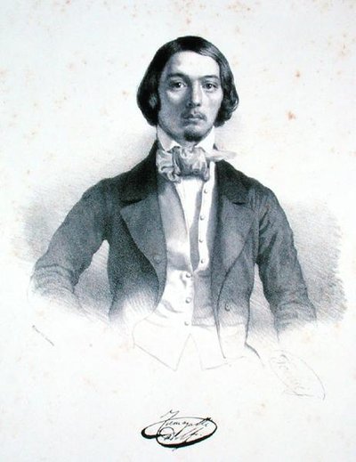 Adolfo Fumagalli (1828-56) (litográfia) alkotó: Alessandro Focosi