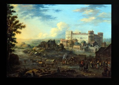 A View of Danzig; Capriccio View of a Palace (fém: ezüstözött réz) alkotó: Alessandro Greuenbroeck
