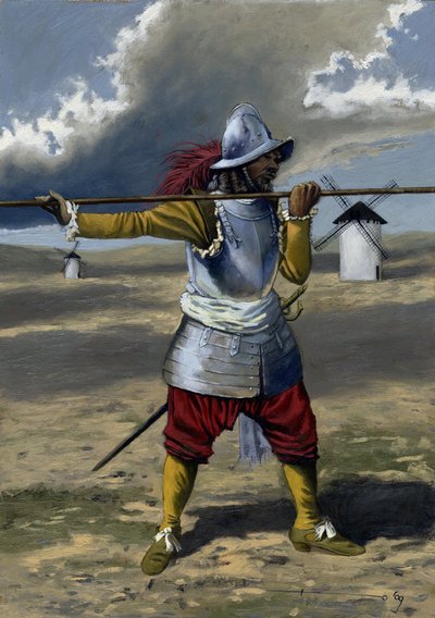 Tercio, a spanyol gyalogság piquierje 1534 és 1704 között. Alessandro Lonati rajza alkotó: Alessandro Lonati