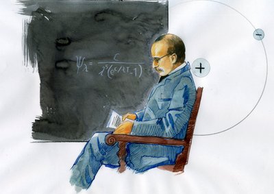Max Planck német fizikus (Max Planck német fizikus (1868-1947) portréja) alkotó: Alessandro Lonati