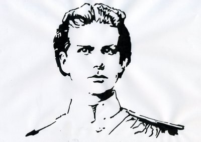II. Lajos de Baviere portréja (Ludwig Otto Friedrich Wilhelm von Wittelsbach alkotó: Alessandro Lonati