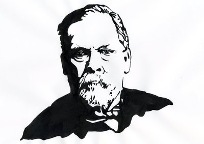 Louis Pasteur (1822-1895) angol kémikus és mikrobiológus portréja alkotó: Alessandro Lonati