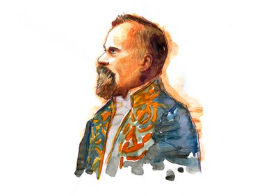 Raymond Poincare (1860-1934) portréja 1914 körül a Becsületrend jelmezében (Raymond Poincare francia államférfi portréja, kb. 1914) alkotó: Alessandro Lonati