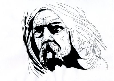 Vercingetorix (Kr. e. 72-46), a gall népek fő arverne-i föderátorának portréja alkotó: Alessandro Lonati