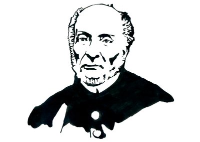Victor Schoelcher (1804-1893) francia politikus, Franc Macon képviselője, aki arról ismert, hogy ő vezette a francia rabszolgaság végleges felszámolásáról szóló rendeletet (Victor Schoelcher francia író portréja) Illusztráció: Alessandro Lonati alkotó: Alessandro Lonati
