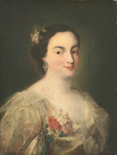 Fiatal nő portréja, c. 1760. alkotó: Alessandro Longhi