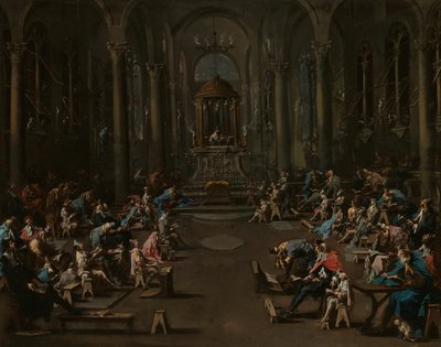 A zsinagóga alkotó: Alessandro Magnasco