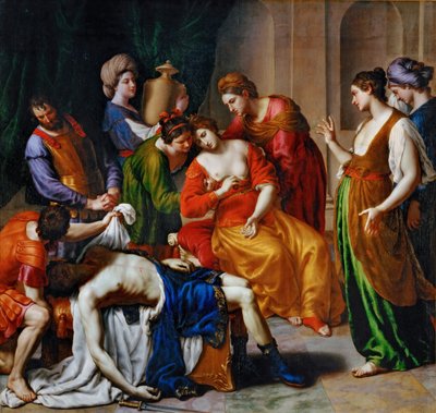 Kleopátra halála alkotó: Alessandro Turchi