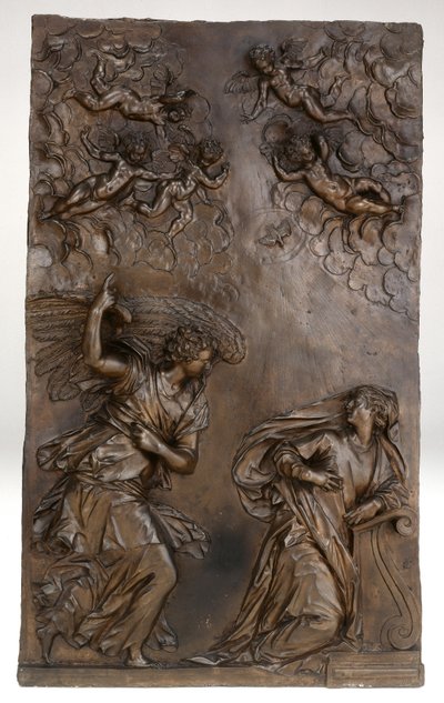 Az Angyali üdvözlet, 1583 körül alkotó: Alessandro Vittoria