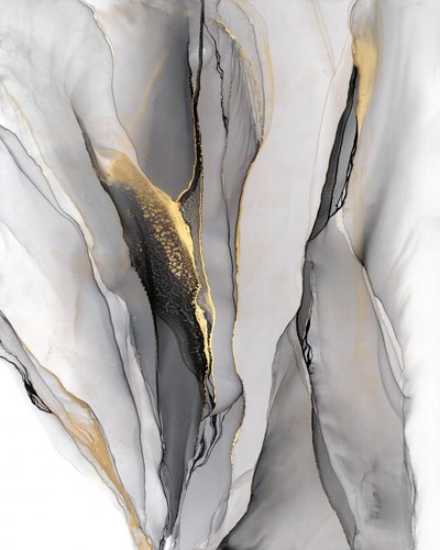 Aranyszínű tintafolyás alkotó: Alevtina Shelest