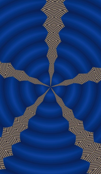 arabeszk #21,2019,(gradiens) alkotó: Alex Caminker