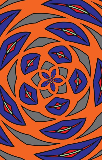 arabeszk #27,2019, (vegyes technika) alkotó: Alex Caminker
