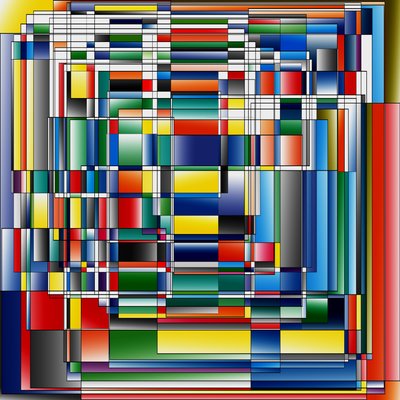 vértestek, 2019, (gradiens) alkotó: Alex Caminker