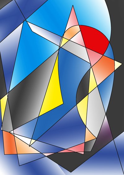 gitár,2019,(gradiens) alkotó: Alex Caminker