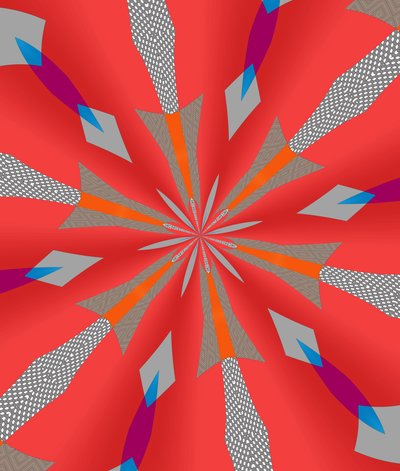 díszek #111,(vegyes technika) alkotó: Alex Caminker