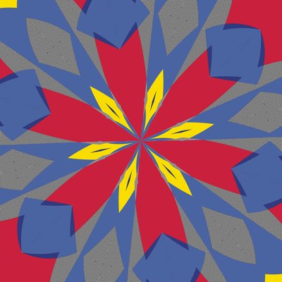 szimmetria #54,2019,(vegyes technika) alkotó: Alex Caminker