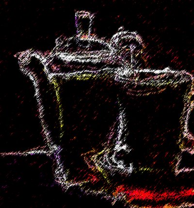 teatime, 2020,(vegyes) alkotó: Alex Caminker