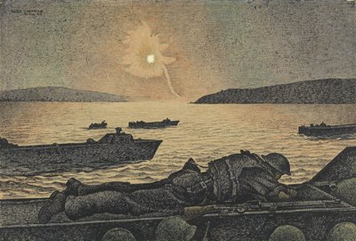 Egy német fáklya felszáll alkotó: Alex Colville
