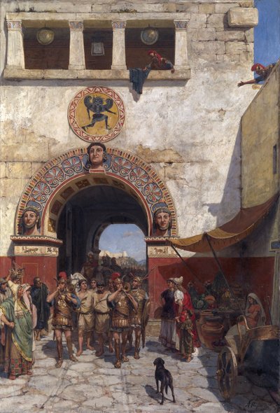 Kapu Volterrában, Etruria államban alkotó: Alexander Alexandrovich Svedomsky
