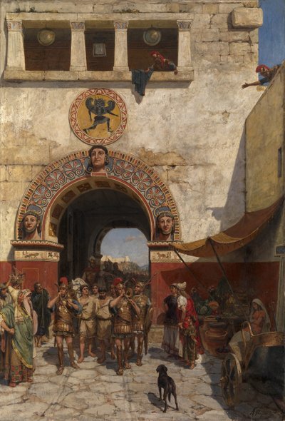 Kapu Volterrában, Etruria államban alkotó: Alexander Alexandrovich Svedomsky