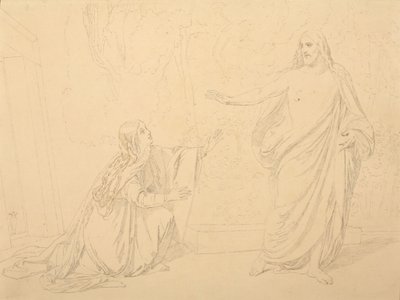 Noli me tangere, 1835 alkotó: Alexander Andreyevich Ivanov