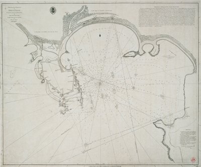 Point de Galle kikötőjének térképe. Felmérte 1800 januárjában és márciusában David Inverarity kapitány. Akinek ezt a táblát a leghálásabb A. Dalrymple írta. alkotó: Alexander Dalrymple