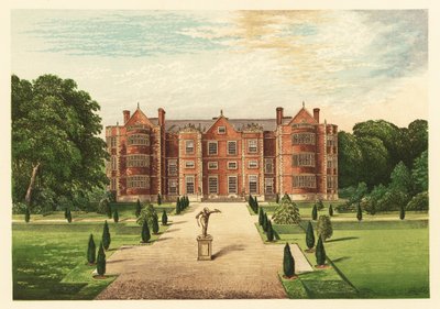 Burton-Agnes Hall, Yorkshire, Anglia. 1880 (metszet) alkotó: Alexander Francis (after) Lydon