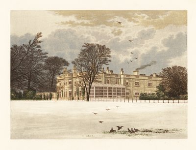 Ednaston Lodge, Derbyshire, Anglia. alkotó: Alexander Francis (after) Lydon