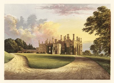 Eggesford House, Devon, Anglia. ,1880 (metszet) alkotó: Alexander Francis (after) Lydon