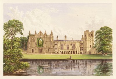 Newstead Abbey, Nottinghamshire, Anglia. 1880 (metszet) alkotó: Alexander Francis (after) Lydon