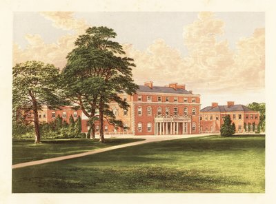 Trafalgar House, Wiltshire, Anglia. ,1880 (metszet) alkotó: Alexander Francis (after) Lydon