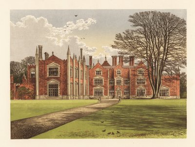Witchingham Hall, Norfolk, Anglia. alkotó: Alexander Francis (after) Lydon