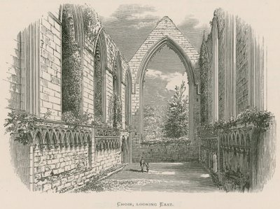 Bolton Priory, kórus, keletre néz alkotó: Alexander Francis Lydon