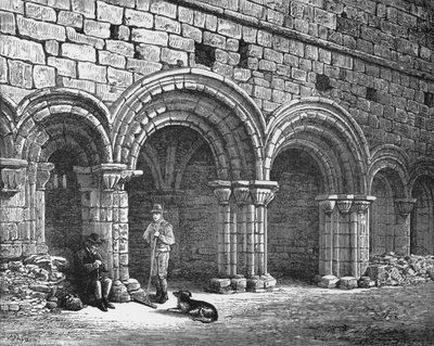 Káptalanház, Kirkstall Abbey, 1880, 1897 alkotó: Alexander Francis Lydon