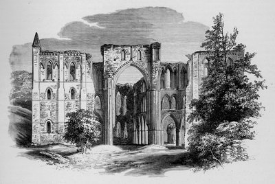 Kórus, Északról, Rievaulx Abbey, 1880, 1897 alkotó: Alexander Francis Lydon