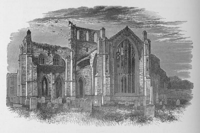 Keletről, Melrose Abbey, 1880, 1897 alkotó: Alexander Francis Lydon